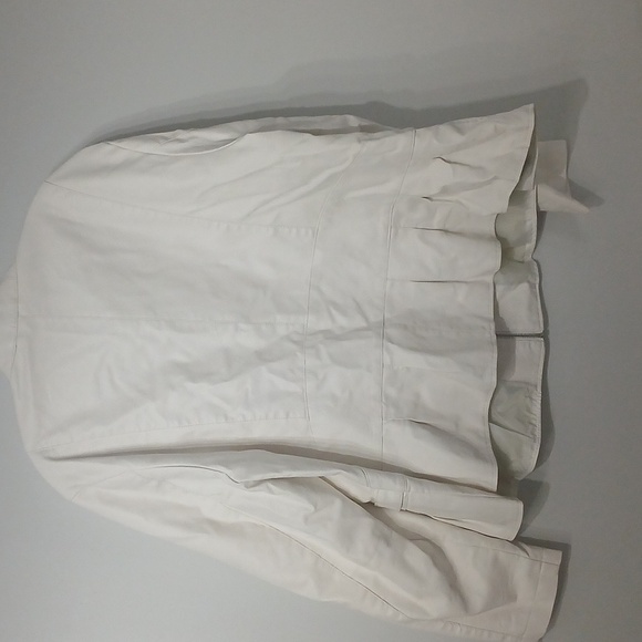 Baccini Women's White Jacket, Gentle Used , Sz 3X - Picture 3 of 6